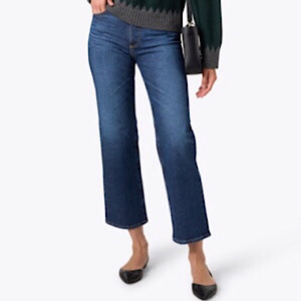 “NEW” AG Adriano Goldschmied Kingsley 360° High-Rise Pop Crop Jean